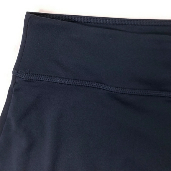 Nike 598336-410 Dri Fit Flirty Midnight Navy Blue Knit Skirt Skort Womens Large - Picture 3 of 11